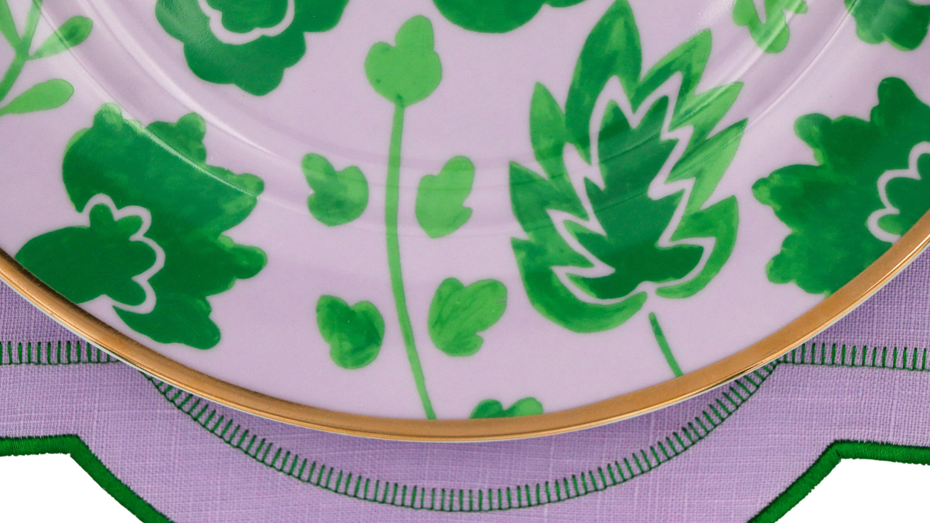 Bernadette Leaf Dinner Plate - Set of 4 (+1 Bonus Plate)