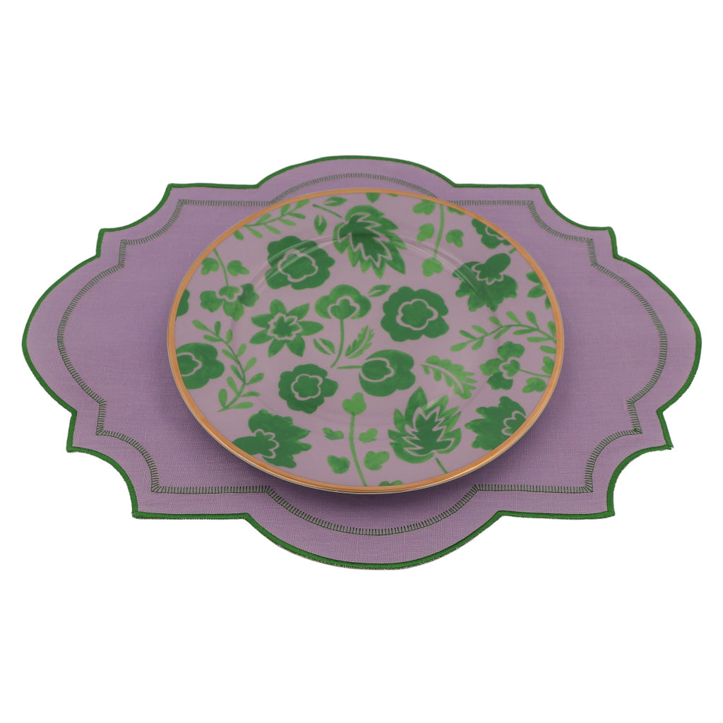 Bernadette Leaf Dinner Plate - Set of 4 (+1 Bonus Plate)