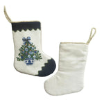 The Chinoiserie Tree Needlepoint Stocking (2 Sizes)