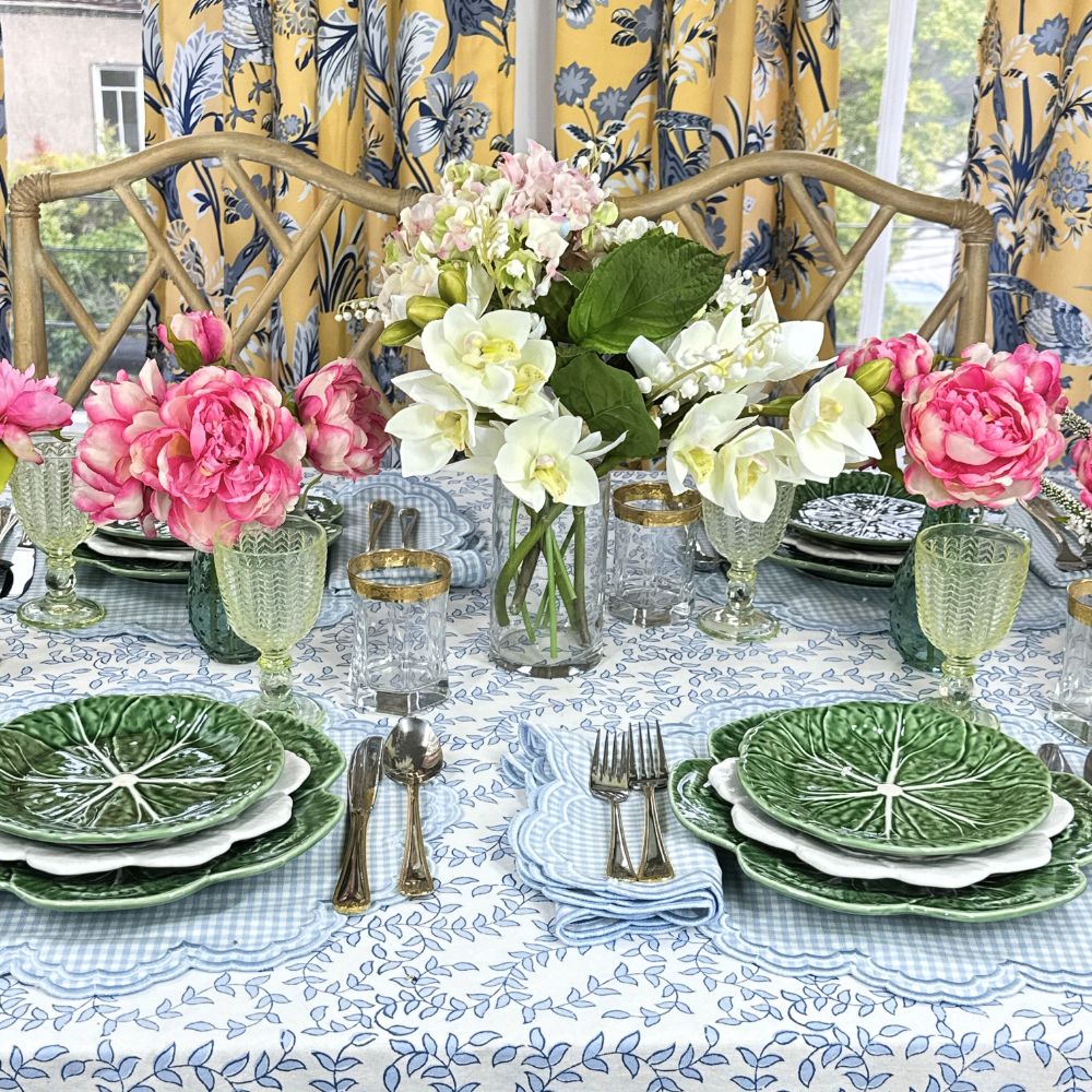 Bettina Placemat - Blue Gingham (Set of 4)