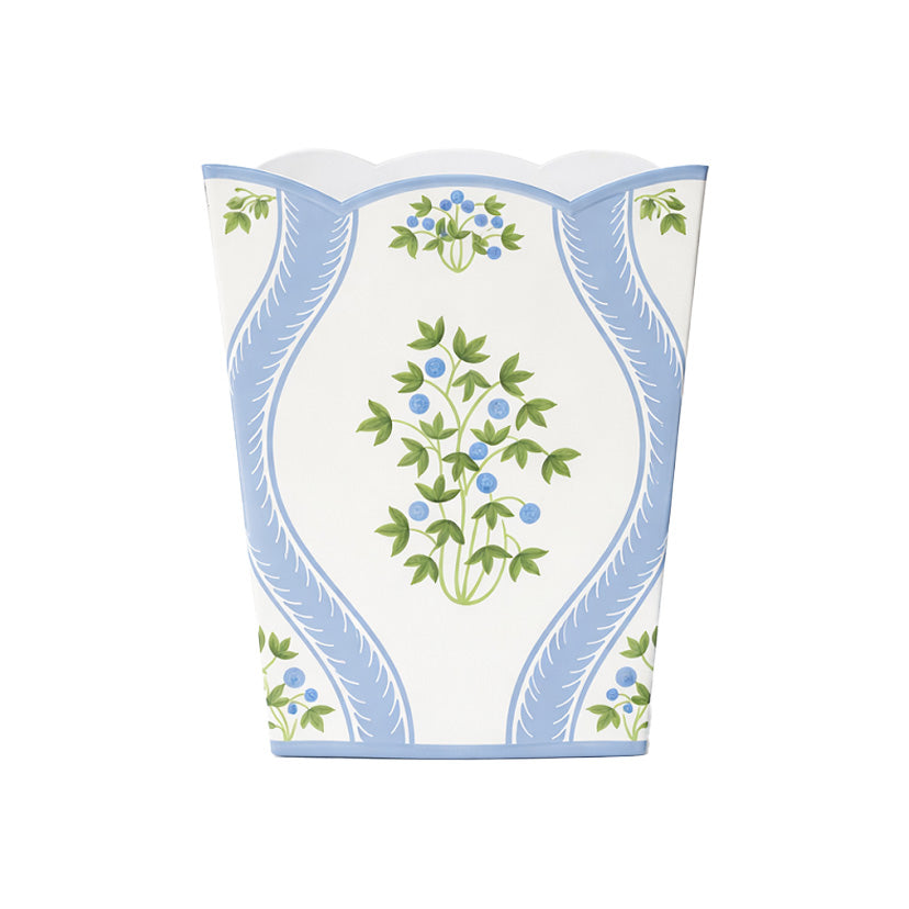 Blueberry Square Wastepaper Basket & Tissue (3 Options)