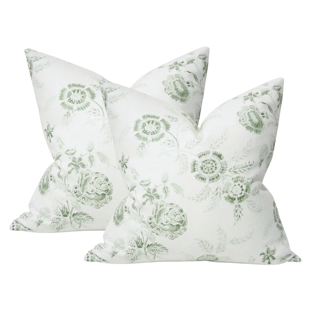 Boutique Floral Green - Set of 2