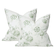 Boutique Floral Green - Set of 2