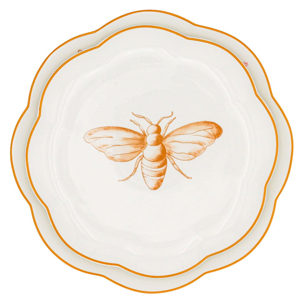 Bumble Homecoming Scalloped Starter Plate - Set of 4 (+1 Bonus Plate)