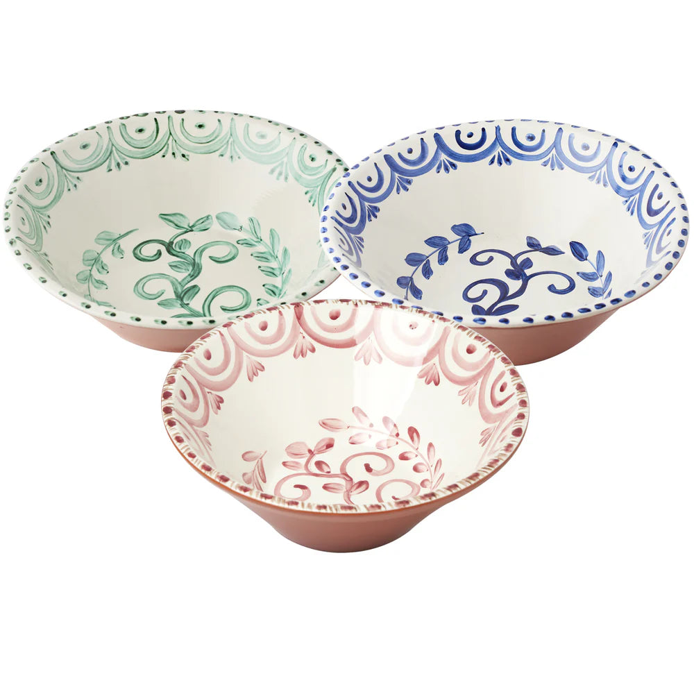 Casa Nuno Large Bowls, Assorted Set of 3