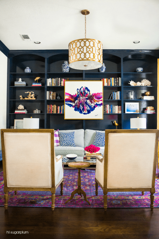 Conga Line Navy & French Blue (Last Chance)