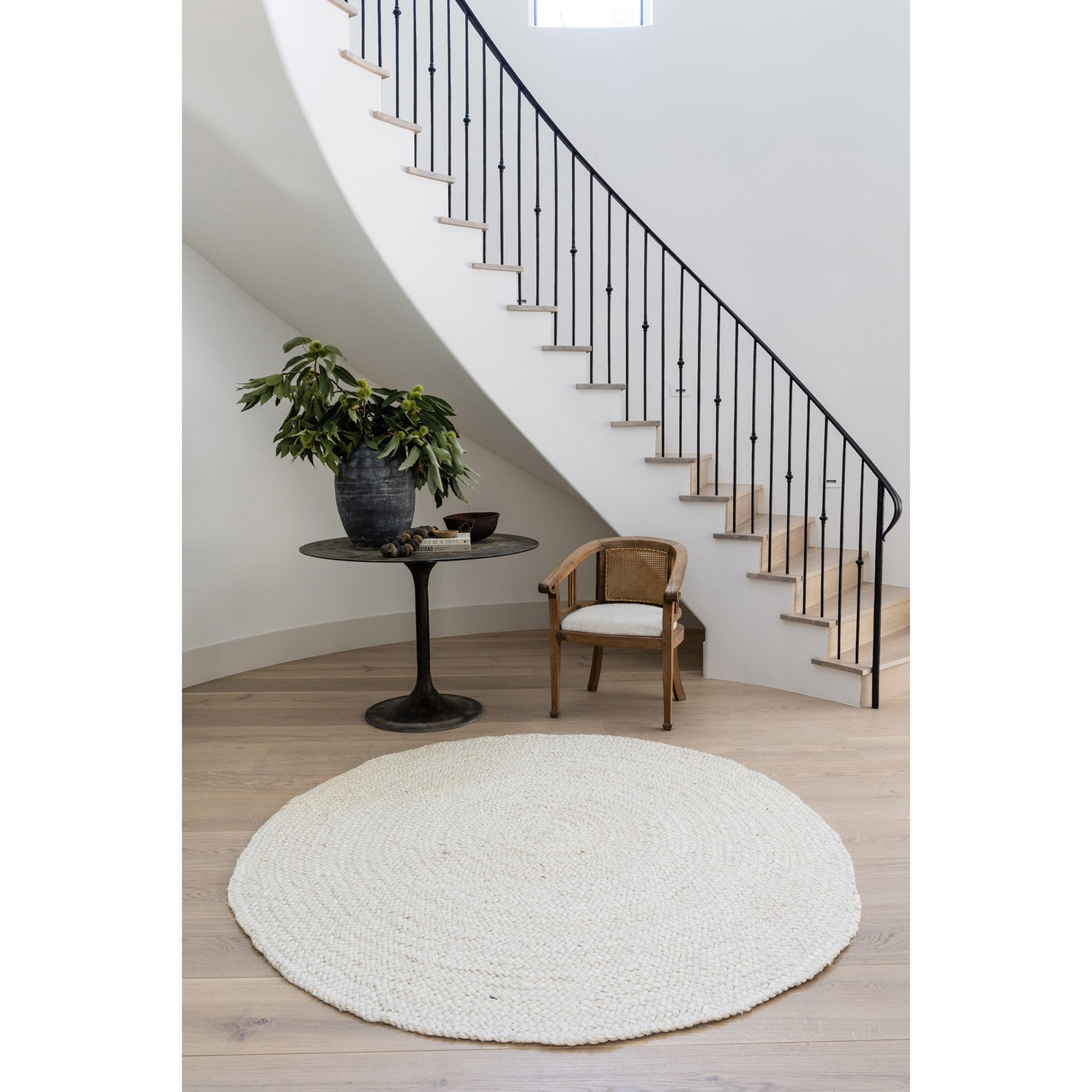 Pure Salt Cassis Braid Bleach Rug