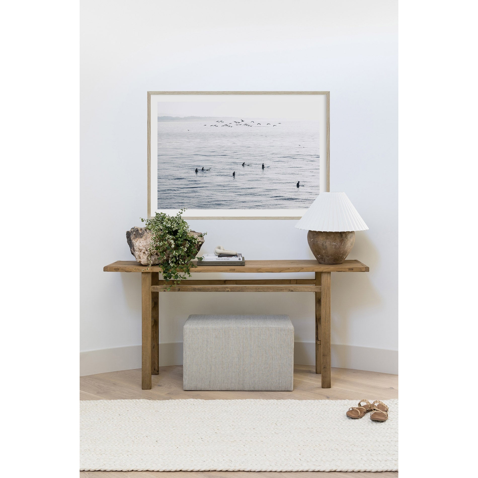 Pure Salt Cassis Braid Bleach Rug