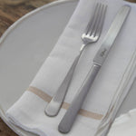 Napkin Carolina by Casafina Set of 2 - White-Caramel