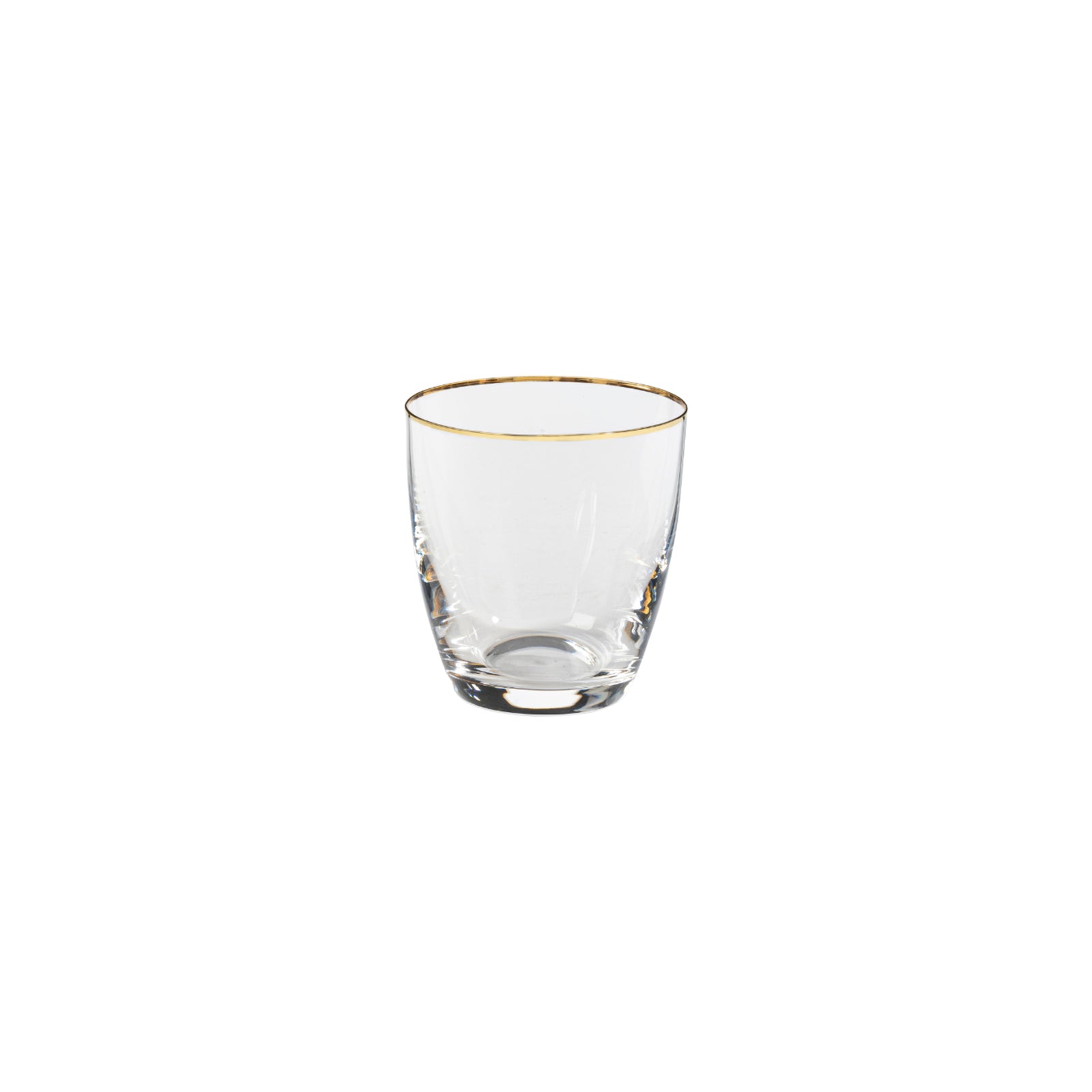 Set 6 Tumblers with Golden Rim Sensa by Casafina