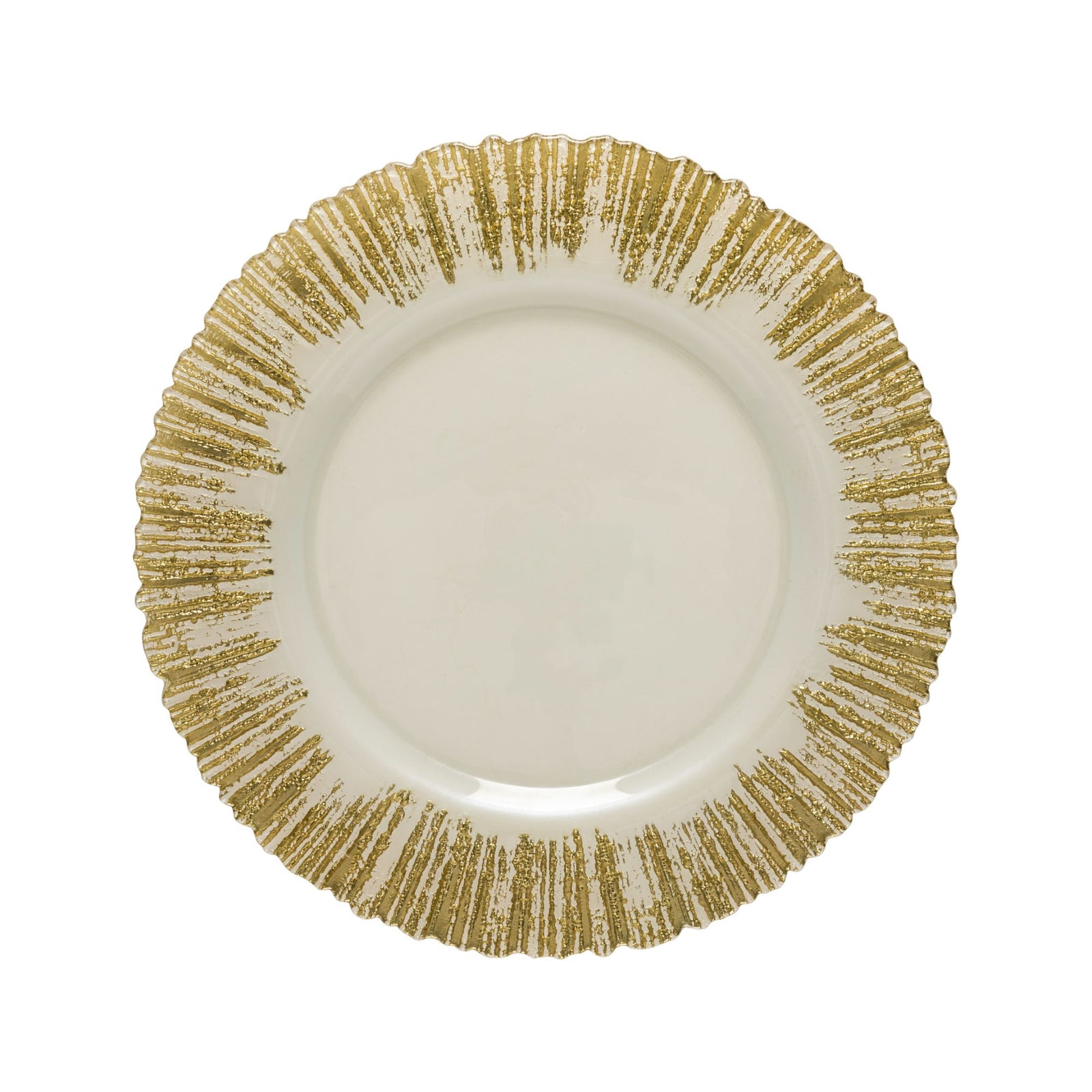 Glass Sunburst Charger Plate Gianna by Casafina