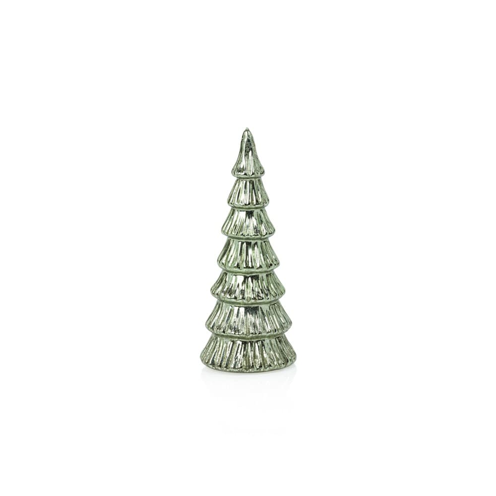 Lior LED Glass Tabletop Holiday Trees, Set of 2