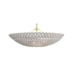 Pipa Bowl Chandelier - Gold Hardware