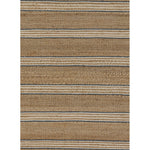 Erin Gates by Momeni Chestnut Stripe Blue Hand Woven Wool Area Rug