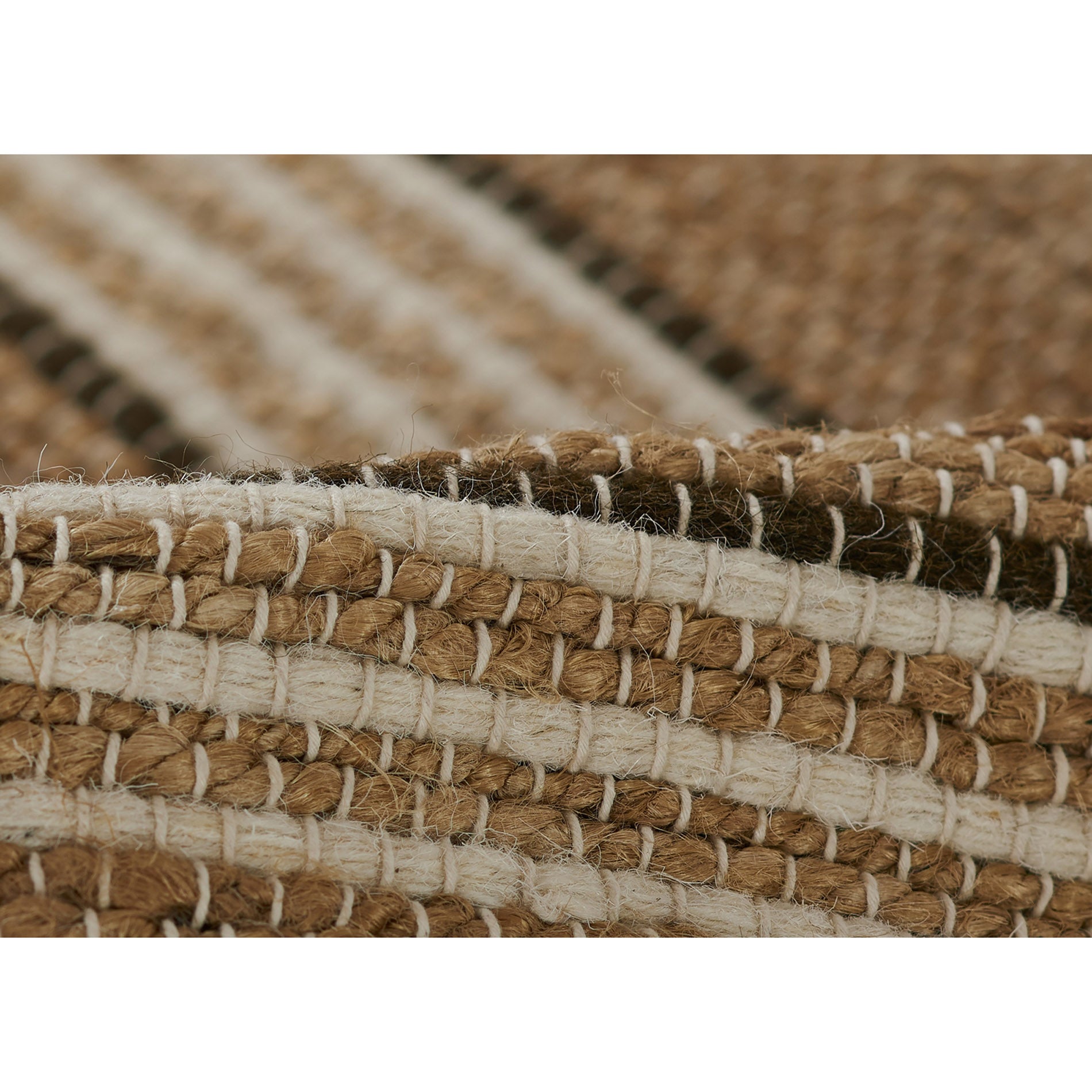 Erin Gates by Momeni Chestnut Stripe Brown Hand Woven Wool Area Rug