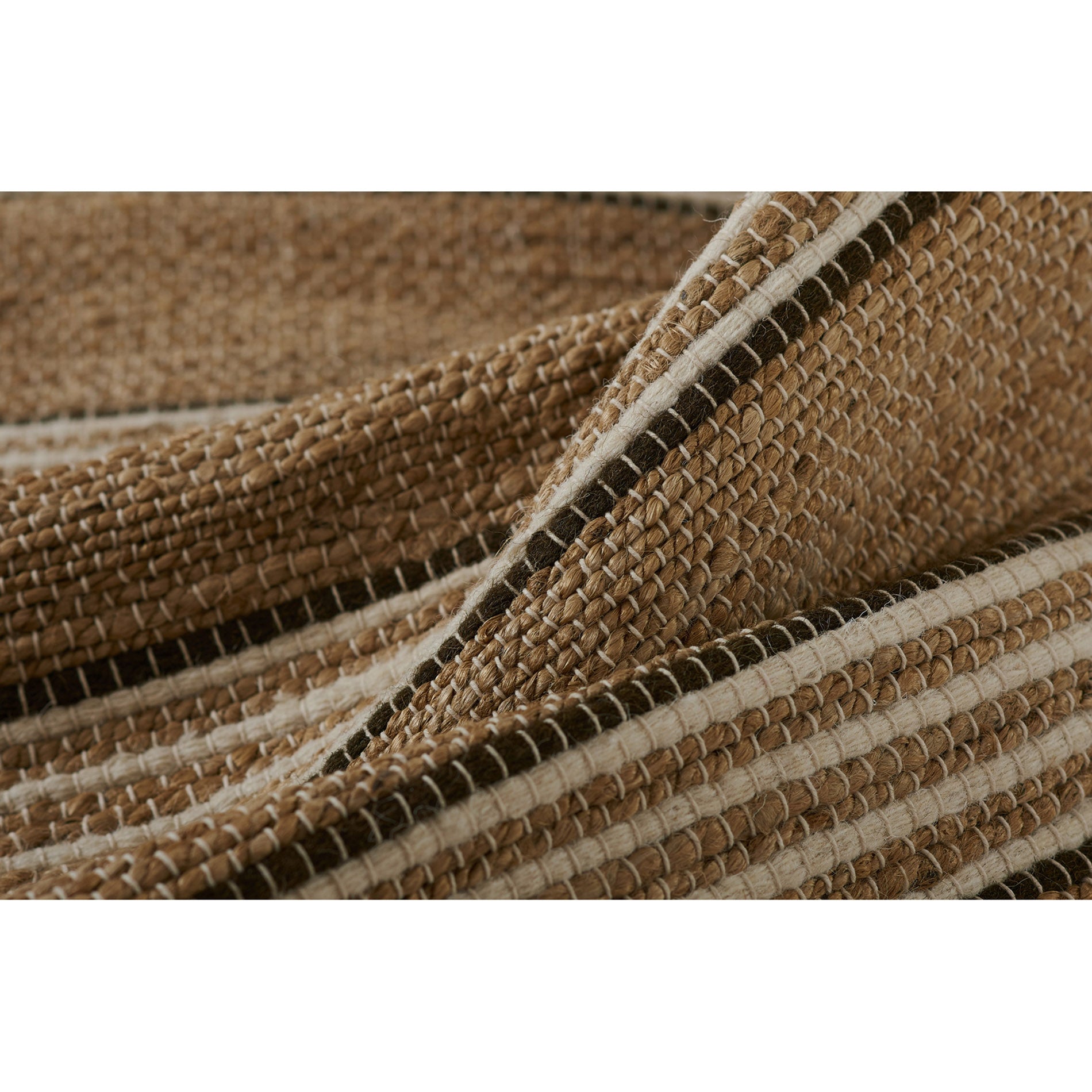 Erin Gates by Momeni Chestnut Stripe Brown Hand Woven Wool Area Rug