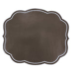 Charlotte Placemat - Dark Cocoa Vegan Leather (Set of 4)