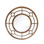 Porthole Mirror Small - Vintage Cane