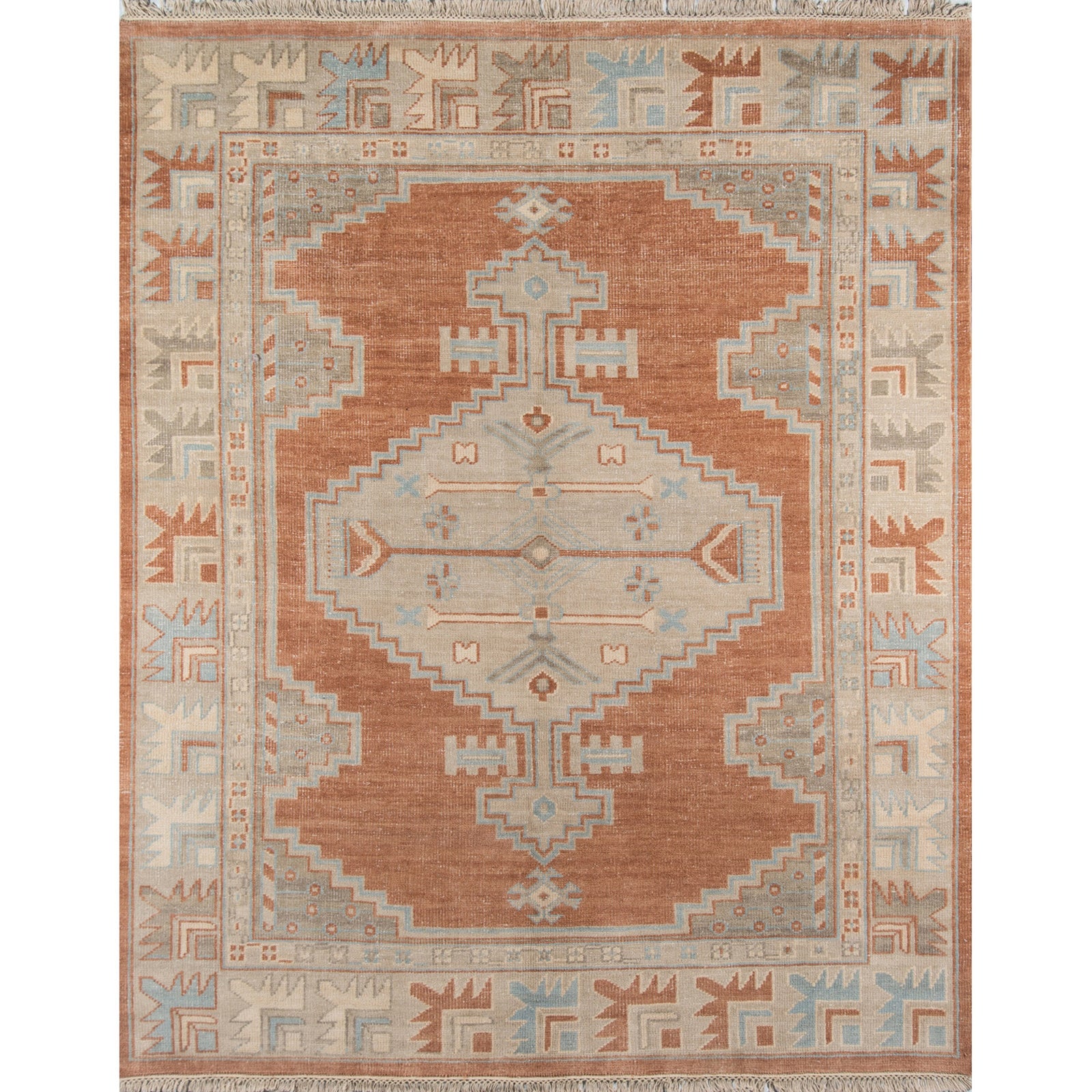 Erin Gates by Momeni Concord Walden Rust Hand Knotted Wool Rug