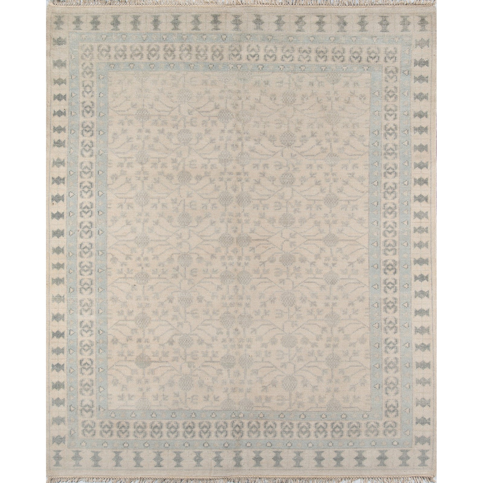 Erin Gates by Momeni Concord Sudbury Ivory Hand Knotted Wool Rug