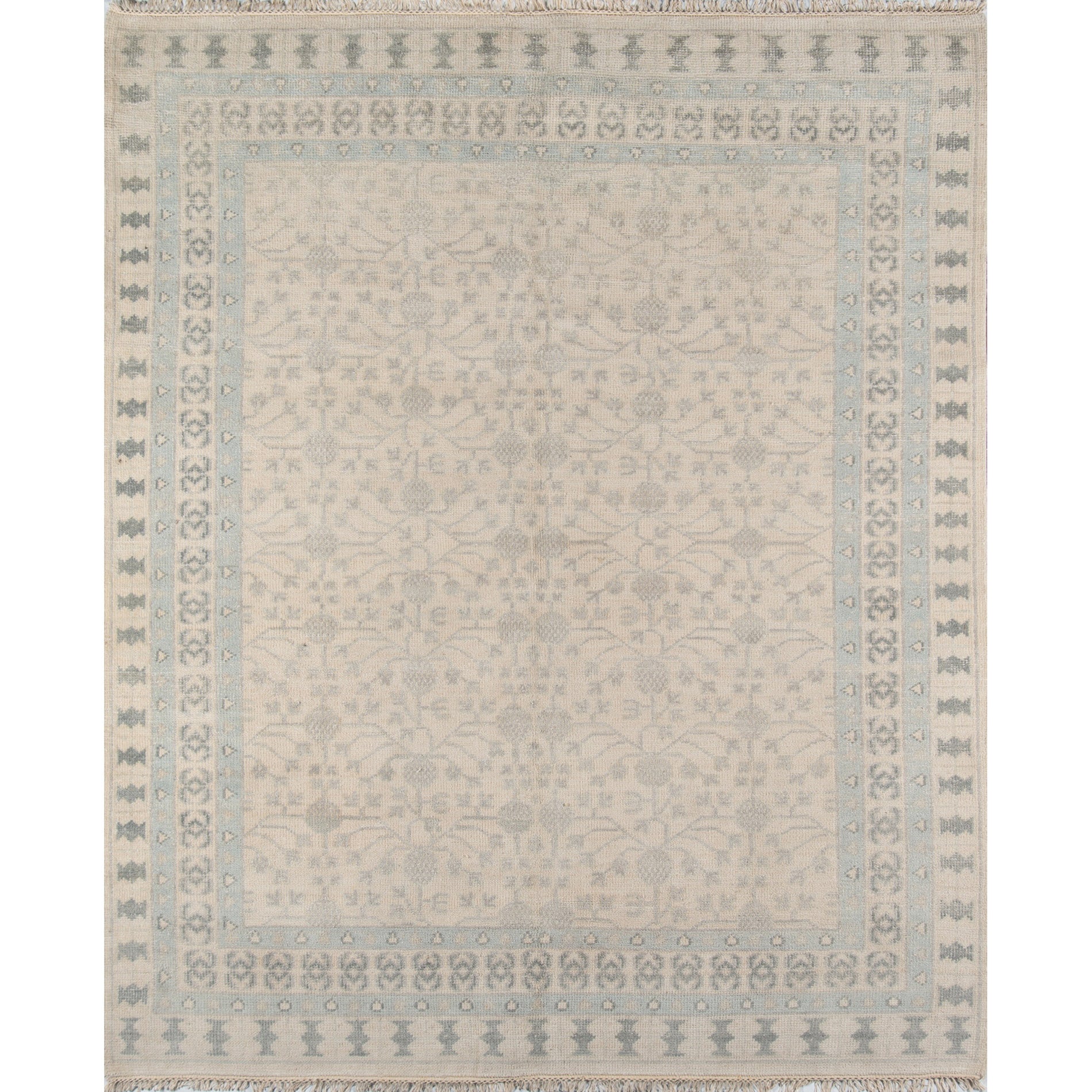 Erin Gates by Momeni Concord Sudbury Ivory Hand Knotted Wool Rug