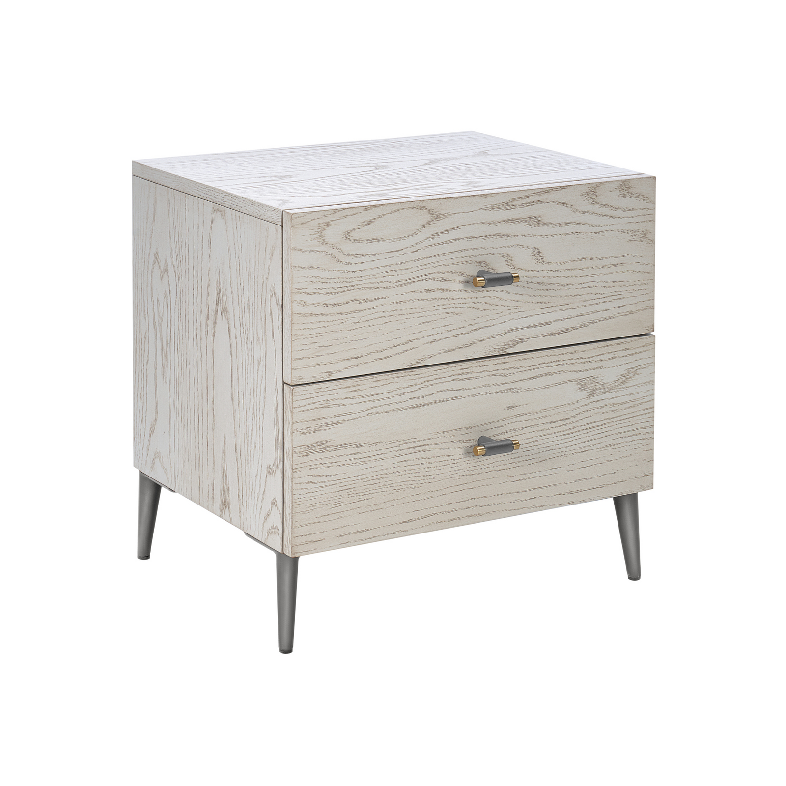 Zest 2-Drawer Solid Wood Nightstand