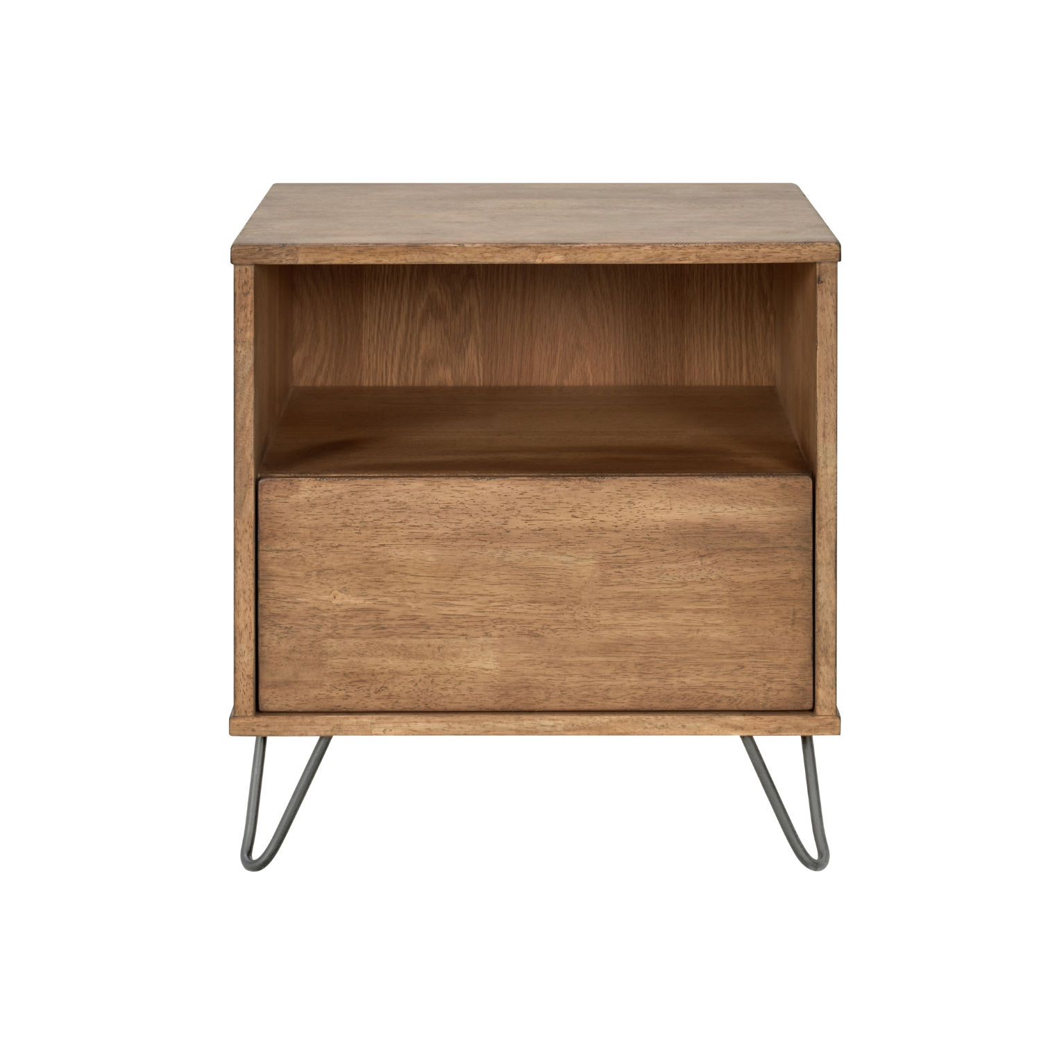 Zest 1-Drawer Solid Wood Nightstand