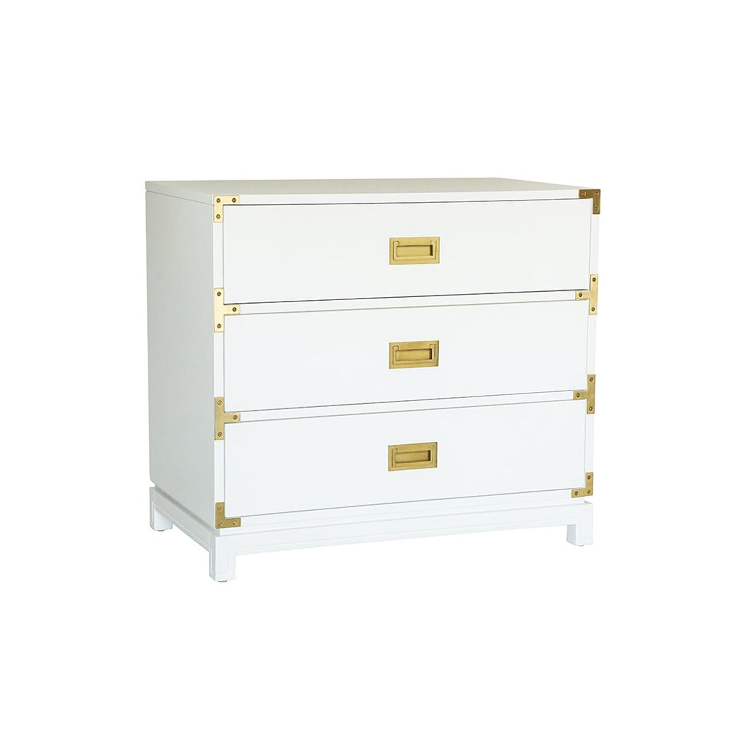 Small Carlyle Campaign Dresser - White