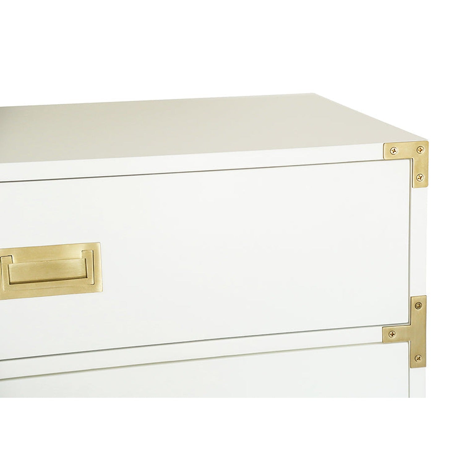 Small Carlyle Campaign Dresser - White