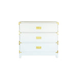 Small Carlyle Campaign Dresser - White