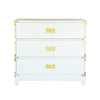 Small Carlyle Campaign Dresser - White