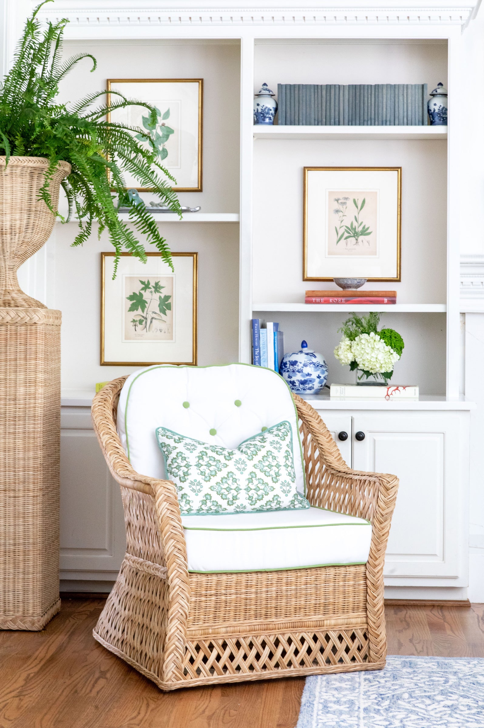 Coastal Lattice Lounge Chair