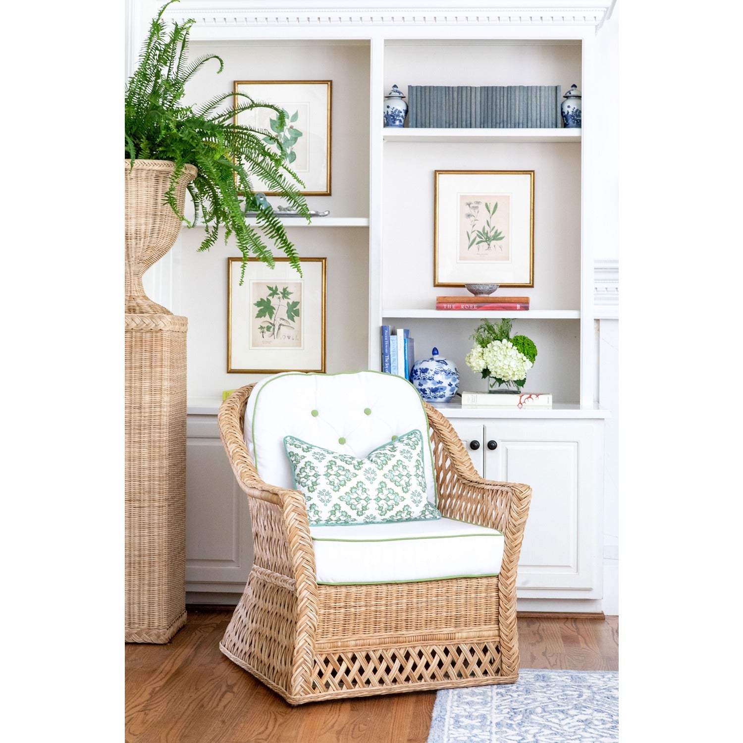 Coastal Lattice Lounge Chair