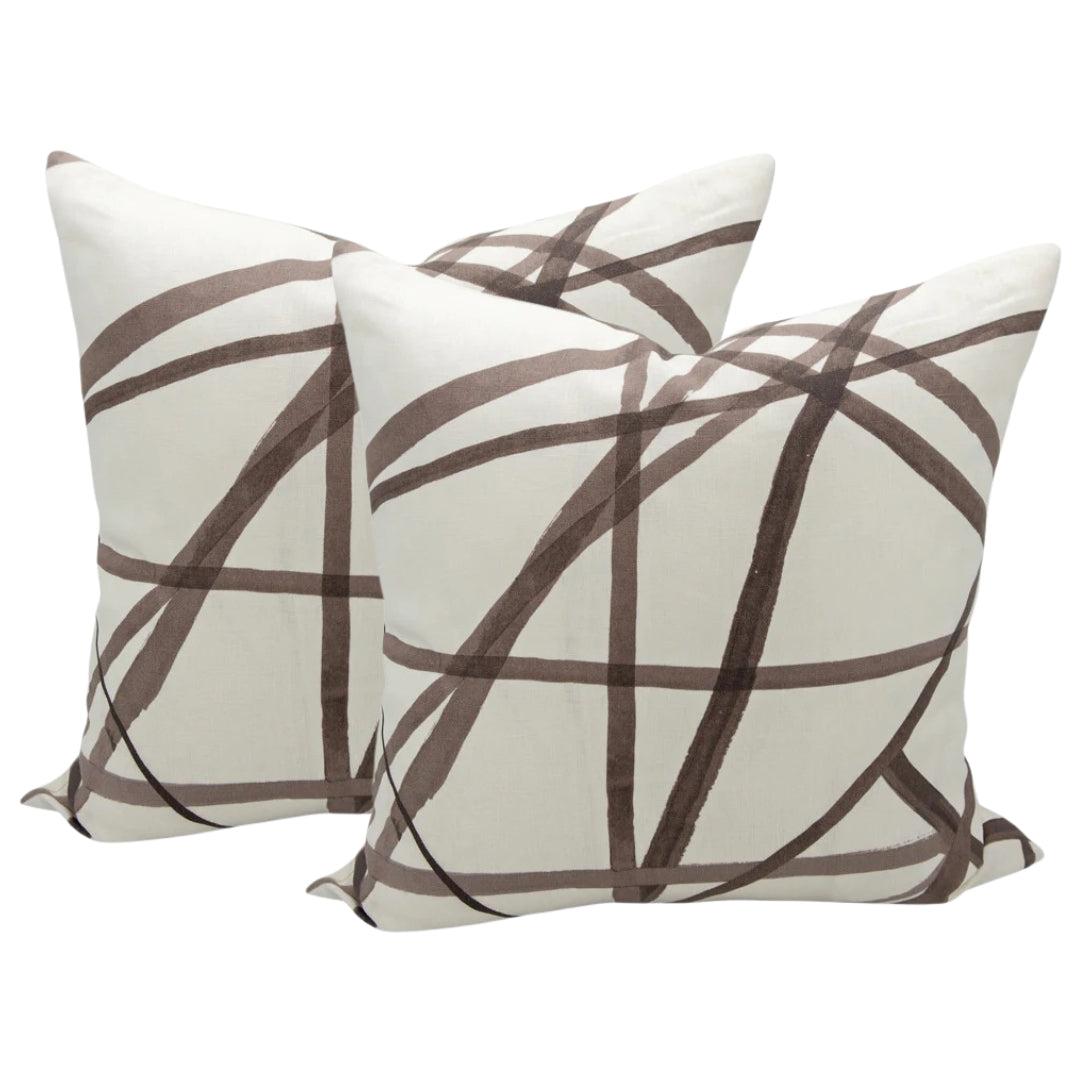 Channels Taupe - Set of 2