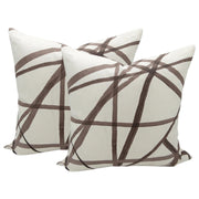Channels Taupe - Set of 2