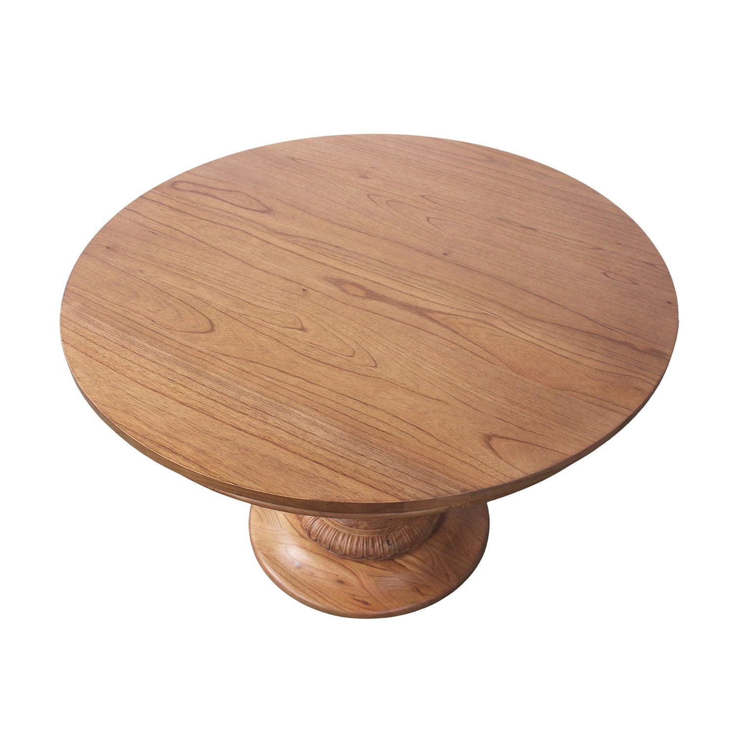 48" Charlotte Pedestal Table (Golden Oak)