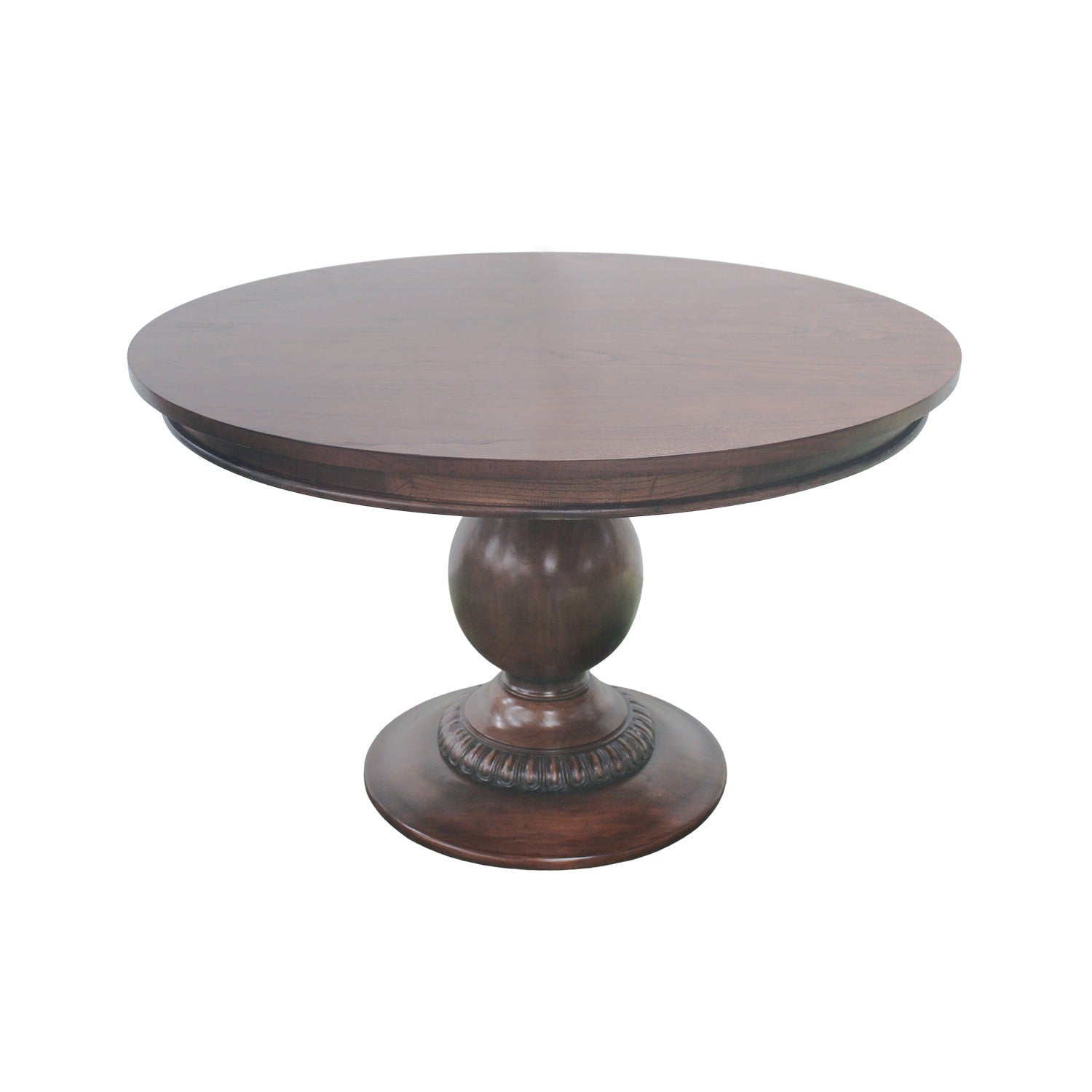 48" Charlotte Pedestal Table (Walnut)