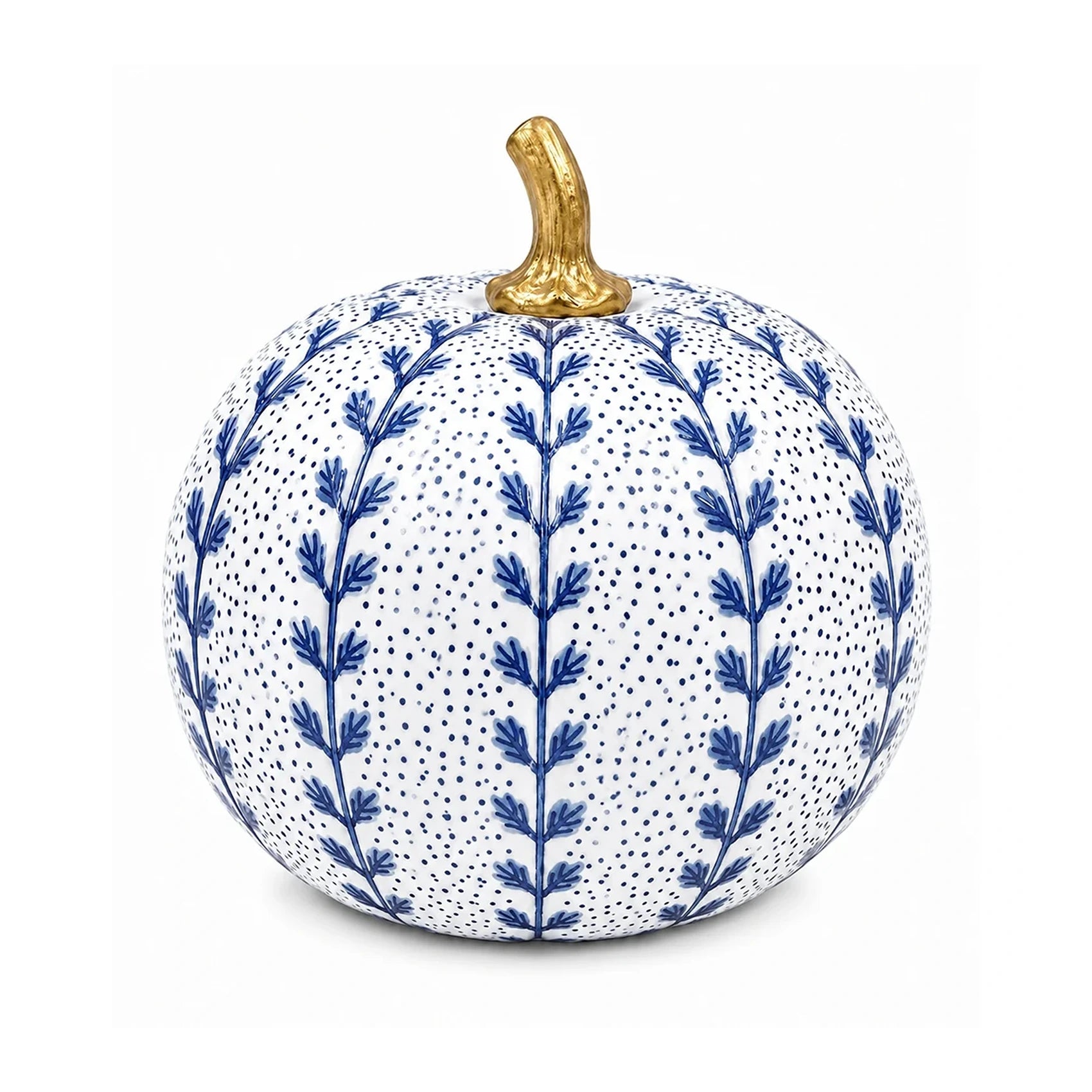 Navy Meadow Sprig Pumpkin