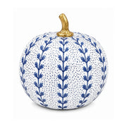 Navy Meadow Sprig Pumpkin
