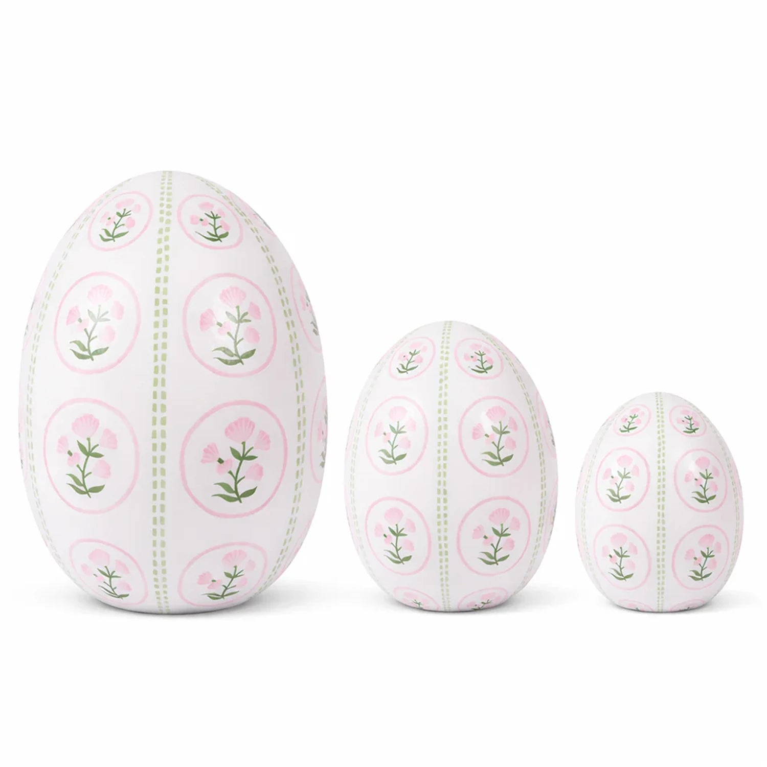 White, Pink & Green Tulip Egg
