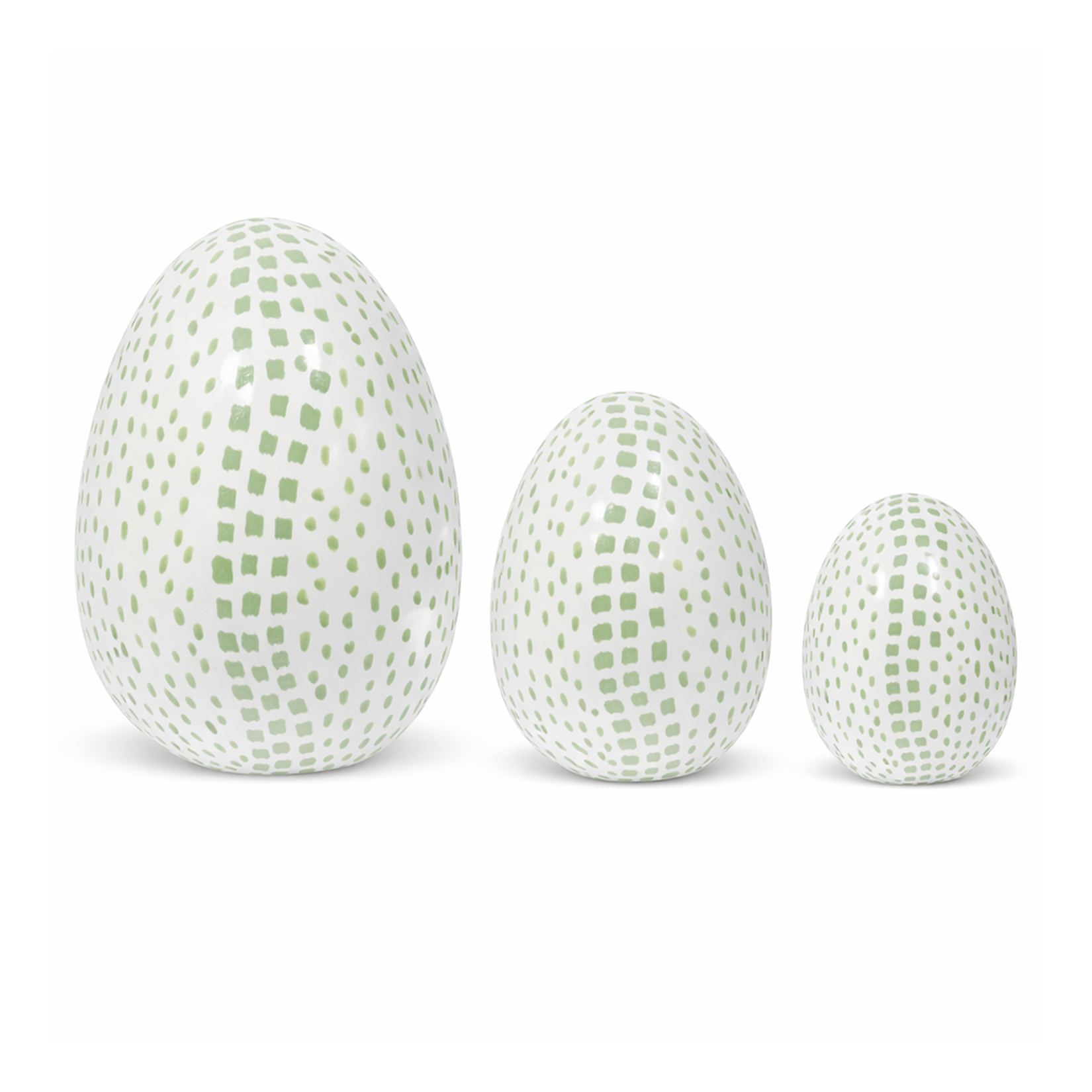 Green Polka Dot Egg