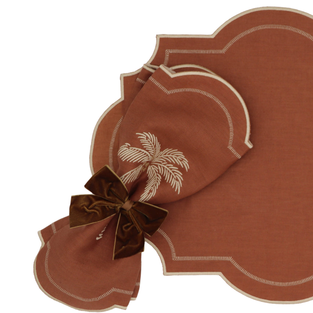 Cocoa Oasis Napkin - Set of 4