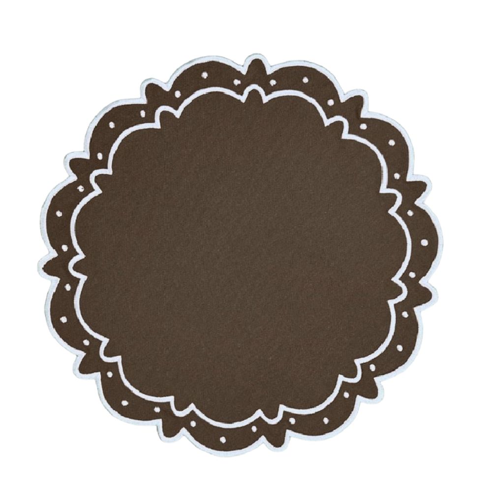 Ava Placemat - Dark Cocoa (Set of 4)