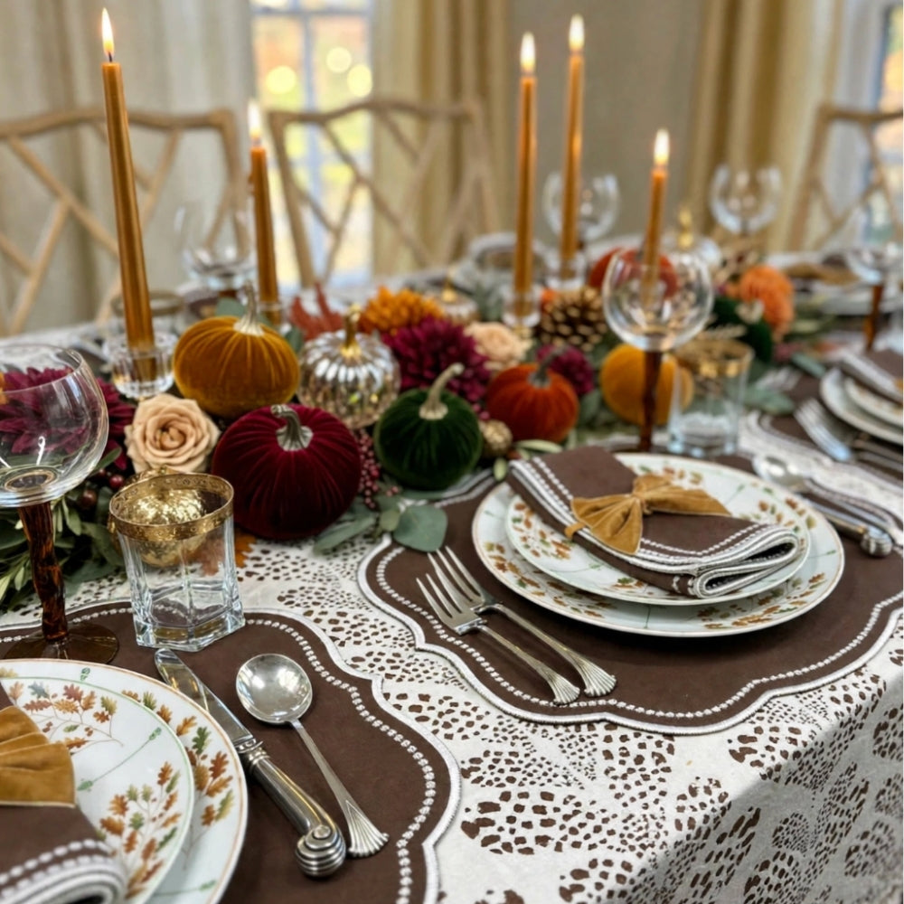 Charlotte Napkin - Cocoa (Set of 4)
