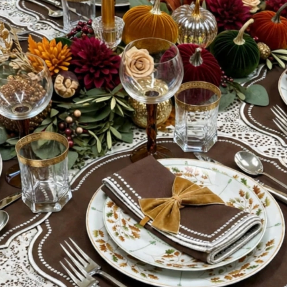 Charlotte Napkin - Cocoa (Set of 4)