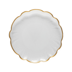 Glass Rimmed Dinner Plate Francesca by Casafina