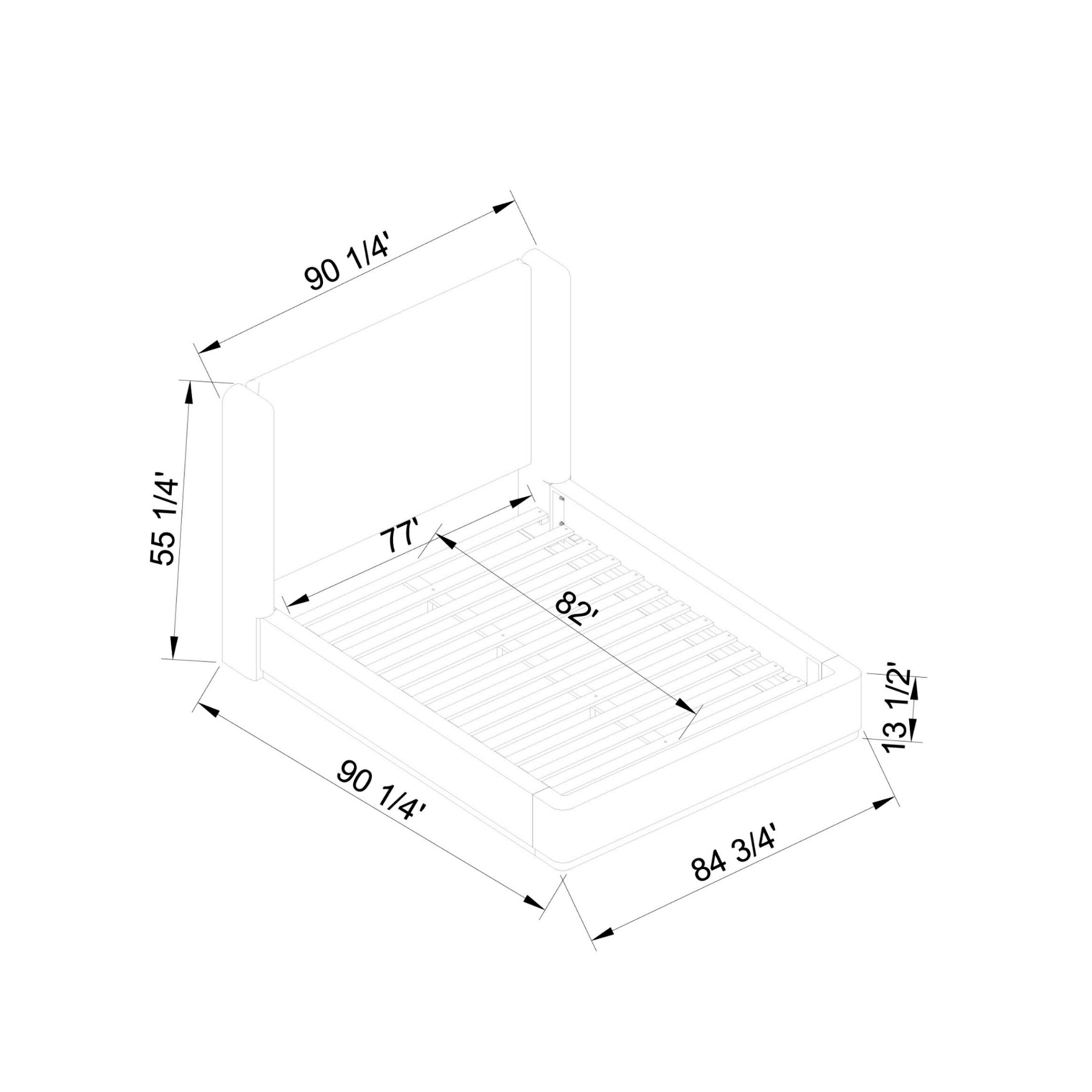 Covina Upholstered Bed