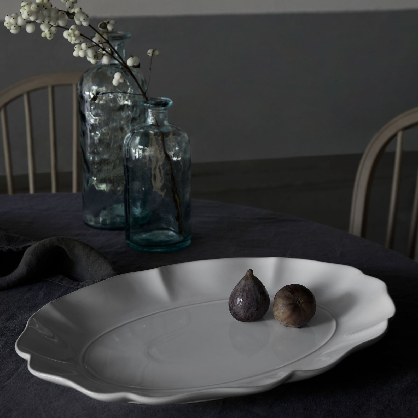 Large Oval Platter Rosa