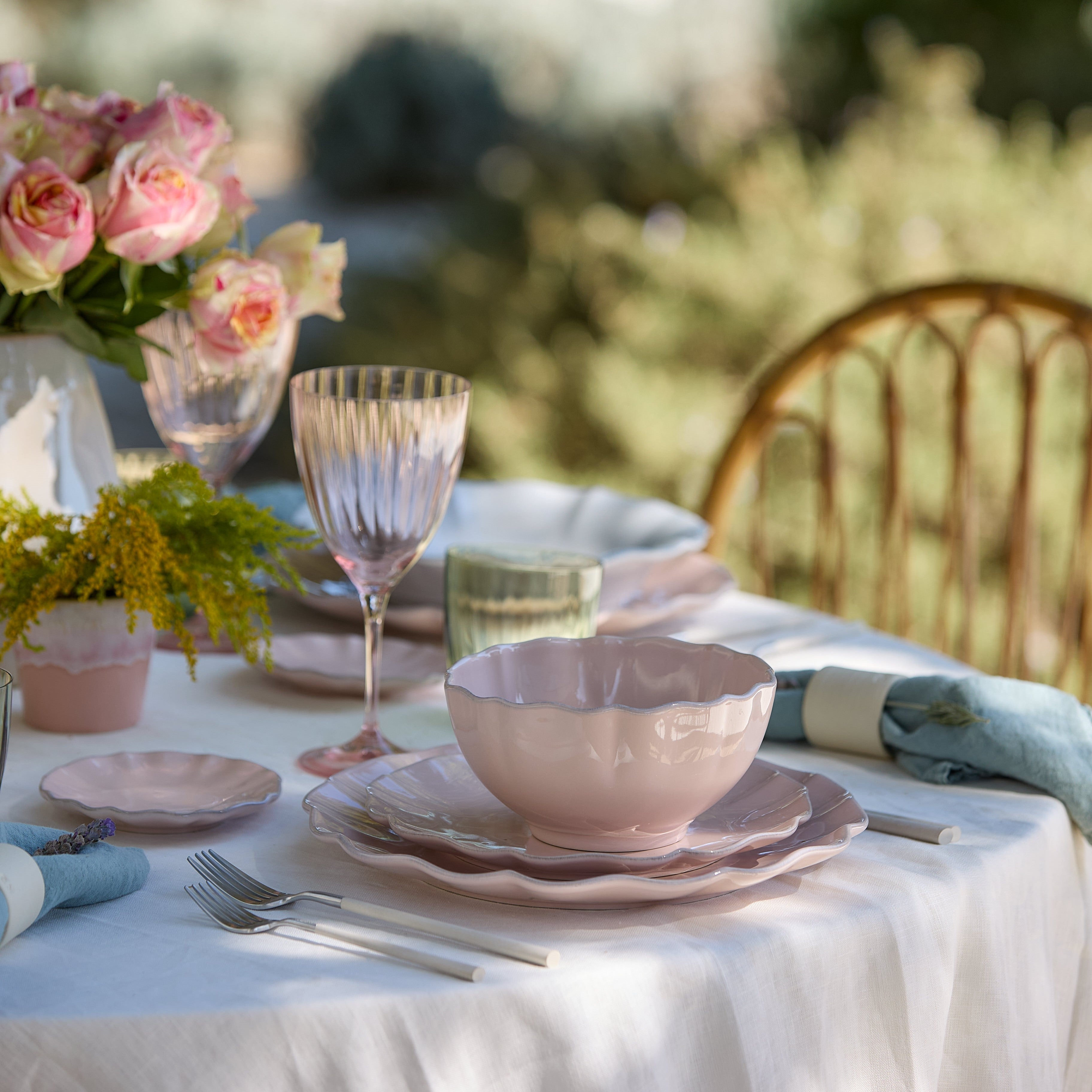 Appetizer Plate Rosa Set of 6