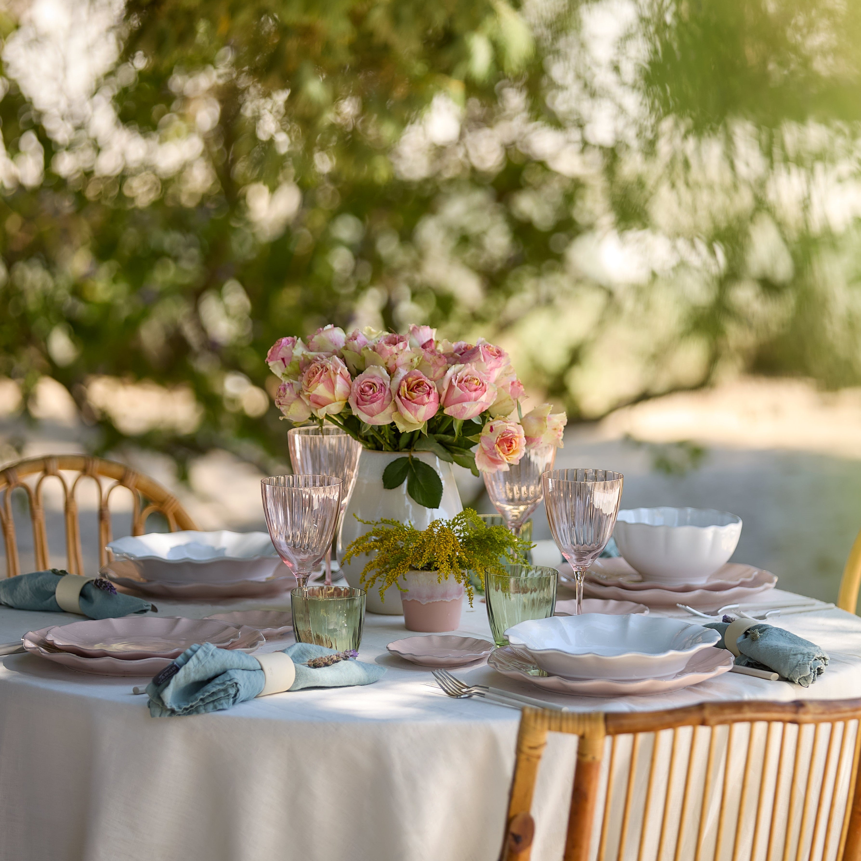 Appetizer Plate Rosa Set of 6